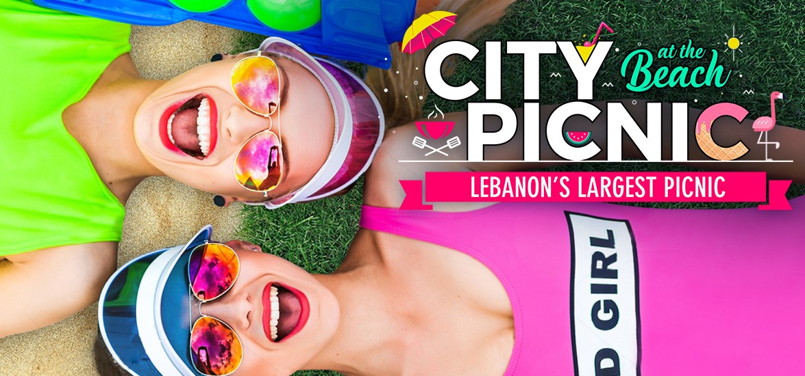 CITY PICNIC"AT THE BEACH" LEBANON'S LARGEST PICNIC at Plage des Rois